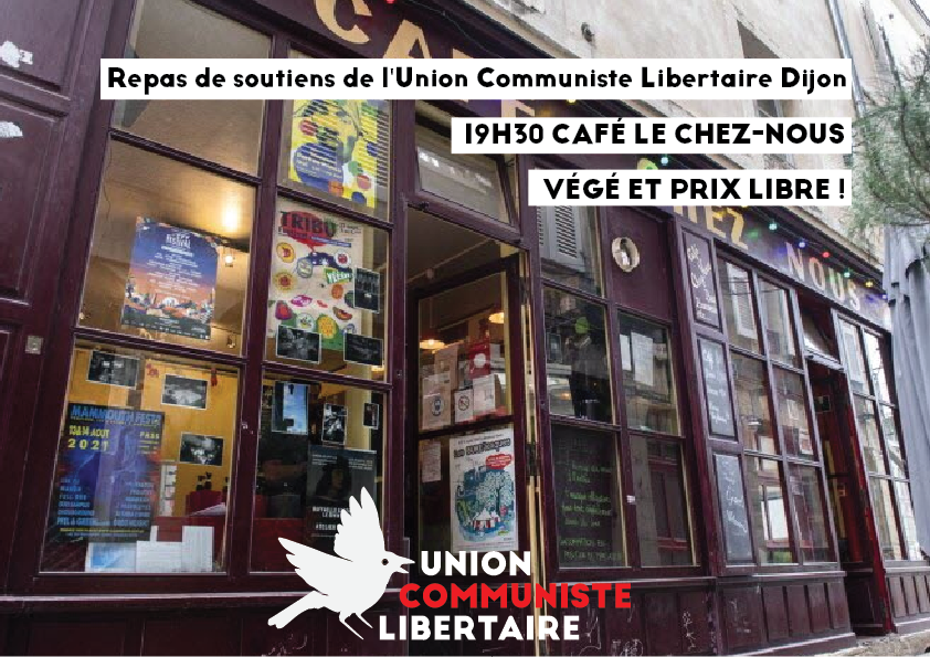 Support meal for the Union Communiste Libertaire Dijon – Dijoncter.info